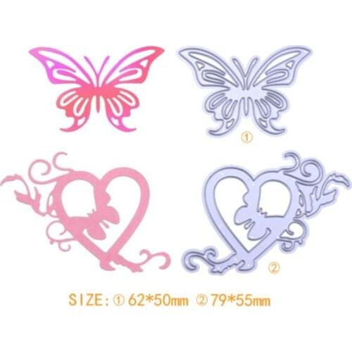 YINISE Metal Cutting Dies For Scrapbooking Stencils Butterfly DIY Paper Album Cards Making Embossing Folder Die Cut Cuts Molds