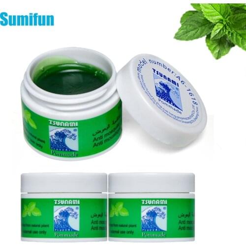 3pcs Original Thailand Green Herbal Ointment Cool Oil Cold Headache Dizziness Sunburn Muscle Rub Aches Pain Relief Cream P0080