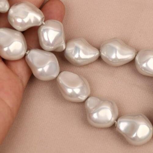 30cs Pearl jewelry accessories accessories pearl beads ABS Beads Craft For Fashion Jewelry Making DIY Imitation Garment beads