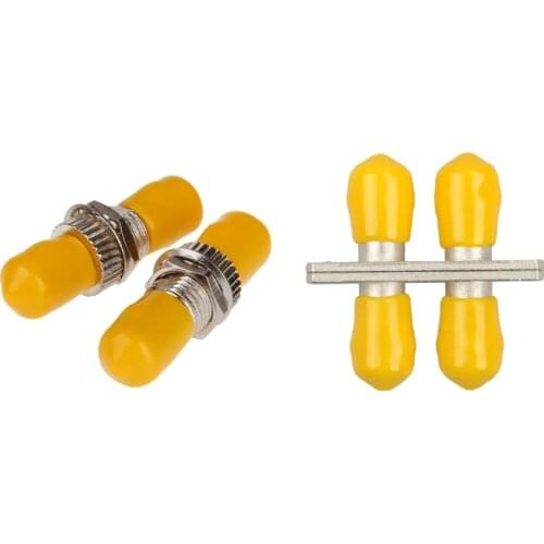 50-200PCS Fiber Optical adapter ST PC UPC Adapter SX DX factory wholesale Single mode Multimode ftth catv Kirsite Free Shipping