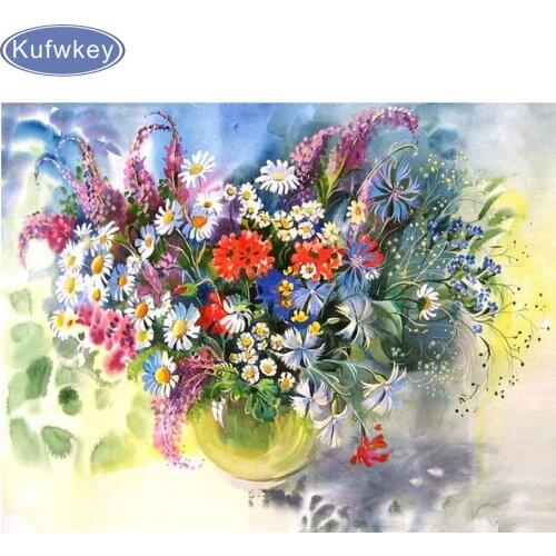 5D Diamond Embroidery flower Diy Diamond Painting Pictures Full Diamond Mosaic Needlework Canvas Christmas Gift