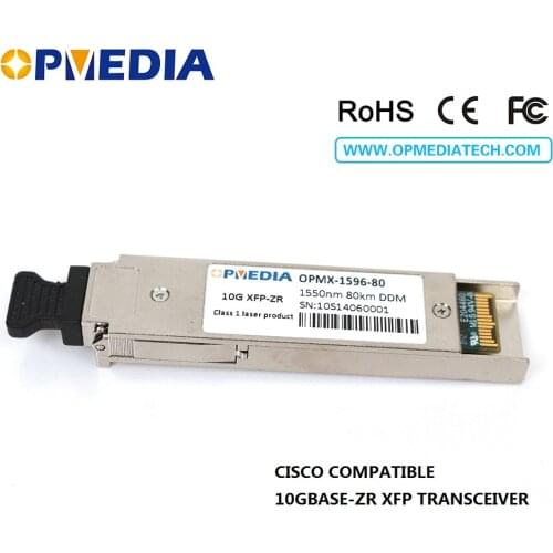 Free shipping compatible with Cisco,10G 1550nm 80km XFP transceiver, XFP ZR transceiver with DDM and LC connector,Great quality