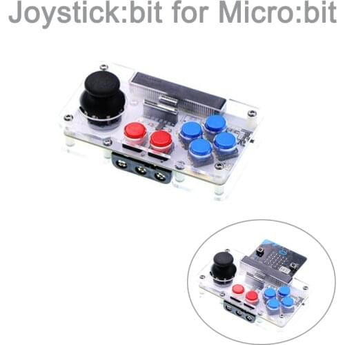Joystick:bit for BBC Microbit Micro:bit Board Game Extending, for Python Program, Built-in Power Switch & Outer Power Connector