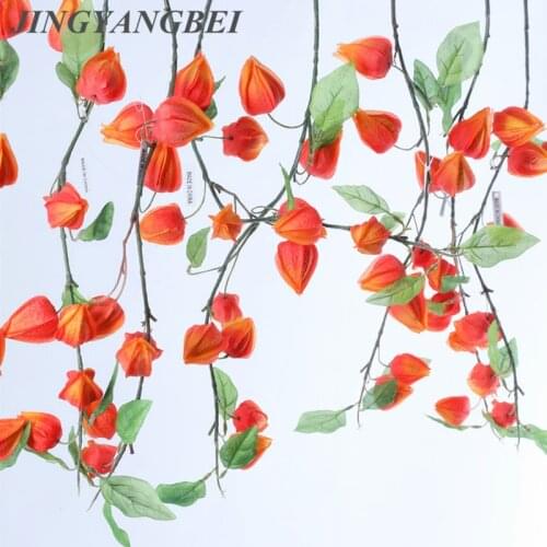 Artificial plant red fruit Cape gooseberry lantern fruit DIY fake flower silk flower christmas home wedding decoration