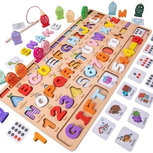 Baby Montessori Materials Counting Sorter Early Learning Aids Kids Math Smart Games For Toddler Children Educational Wooden Toys