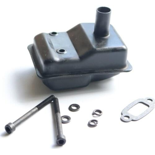 Metal Muffler for 23cc 26cc 29cc 30.5cc Engine for 1/5 HPI Baja 5B SS 5T 5SC Rofun Rovan King Motor Rc Car Toys Parts