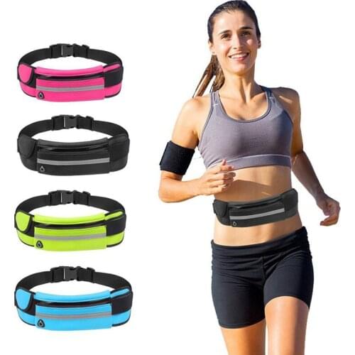 Travel Multifunctional Sports Pocket Mini Fanny Pack for Men Women Portable Convenient USB Waist Pack Waterproof Phone Belt Bag