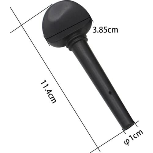Pack Of 4 Ebony Cello Tuning Pegs Keys For 3/4 4/4 Cello Replacement Parts