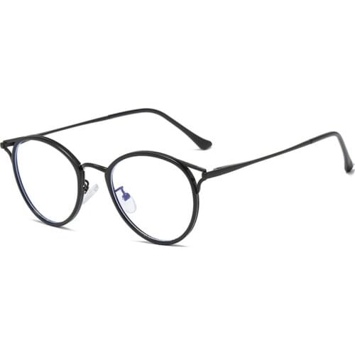 New Anti Blue Light Women Myopia Glasses Students Cat Ear Frame Nearsighted Eyeglasses Custom Prescription Glasses with diopters