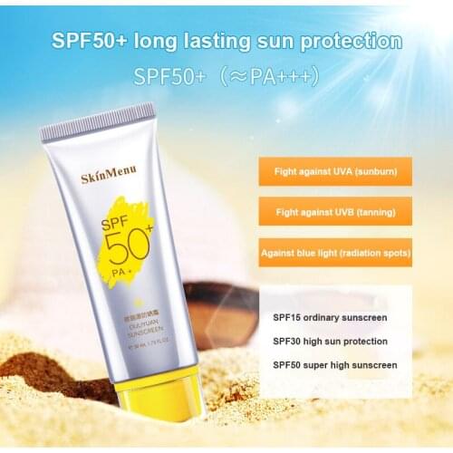 SPF50 Whitening Cream Sunblock Moisturizing Anti Aging Sunscreen Reduce Melanin Sunblock Facial Skin Care TSLM1