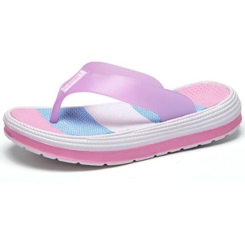 JINGKUBU 2019 Women Flops Torridity Beach Slipper Shoes Unisex Mixed Color Slippers Zapatos Hombre Size 36-41 Casual Shoes Woman