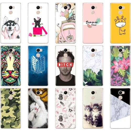 Silicone phone Case For Xiaomi Redmi 4 Case Cover Silicon phone Cover For Redmi 4 Case shell Phone cases Beauty and the beast