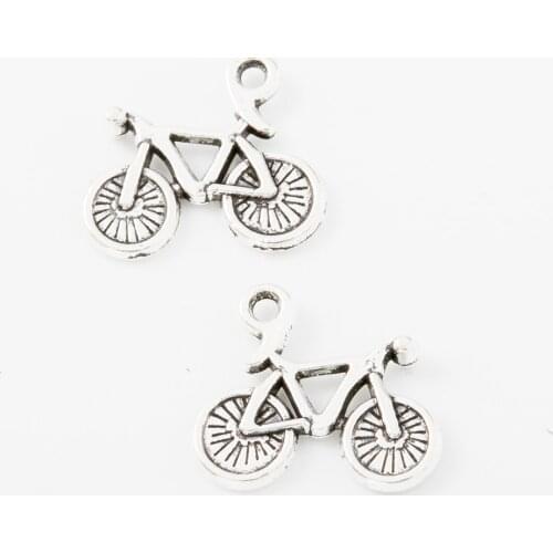 62pcs bicycle Vintage zinc alloy metal pendant charms for diy jewelry making 4876