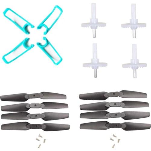 E58 JY019 O019 RC drone Spare Parts Propellers Blade Clamp Set Gear Bearing Shaft propeller protector guard