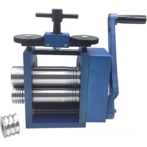 Iron Manual Combination Rolling Mill Machine Jewelry Tabletting Processing Equipment Manual Rolling Mill Tools Jeweler