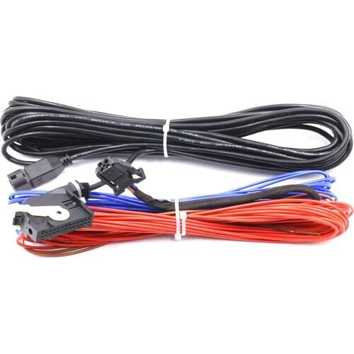 FOR RCD510 RNS315 RNS510 VW JETTA M5 MK6 TIGUAN RGB Rear View Reversing Camera harness Cable wire