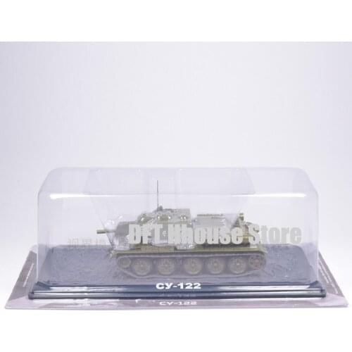 1: 43 Soviet Union Simulation Alloy Toy tanks SU-122 tanks Model Children Toys tank Decorations Ornaments