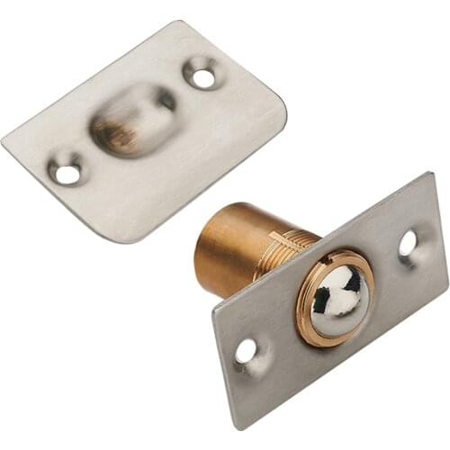 Adjustable Roller Ball Door Spring Catch Lock Internal Latch Stainless Steel