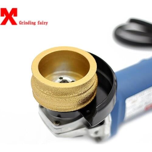 MX Brazing Diamond Angle Grinder Stone Grinding Wheel Continenta 404 Stone Edging Round Ceramic Glass Edge Knife Disc