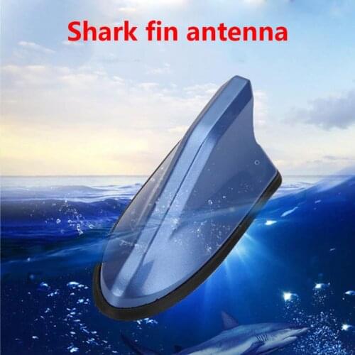 Universal FM Signal Amplifier Car Radio Aerials Shark Fin Antenna Car Roof Decor