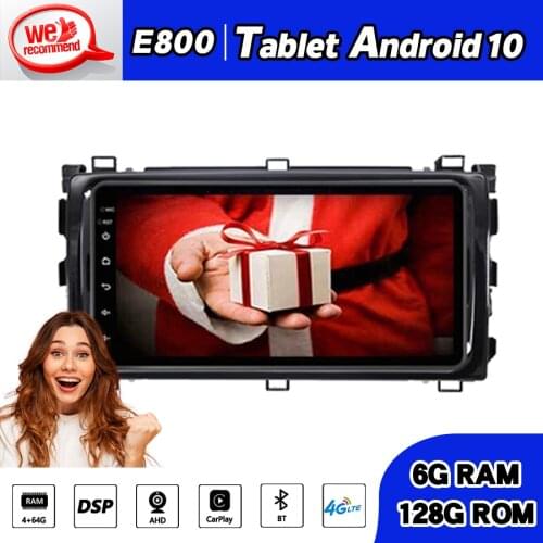 6GB Ram Car Radio For Toyota Auris 2013 GPS Navigation Tablet Android 10 Multimedia Player Autoradio Bluetooth Stereo Receiver