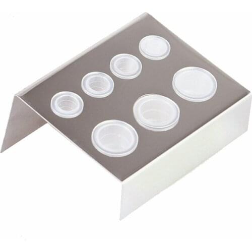 7 Holes Tattoo Pigment Holder Tattoo Pigment Ink Cap Cup Holder Shelf Rack Stand Color Shelf Beauty Tool Equipment Accessories
