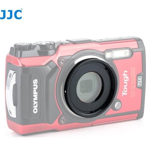 JJC 40.5mm Filter Thread Mount Lens Adapter Ring for Olympus Tough TG-6 TG-5 TG-4 TG-3 TG-2 TG-1 FCON-T01 TCON-T01 as CLA-T01