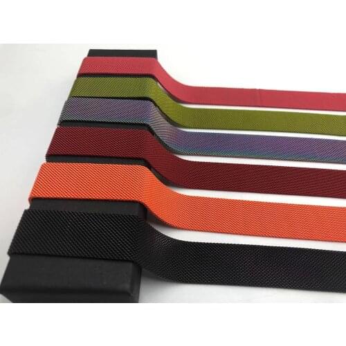 High Quality Stainless Steel Milanese Loop for Apple Watch Bands 38/40/42/44 Adjustable Magnetic Buckle to iWatch SE 6 5 4 3 2