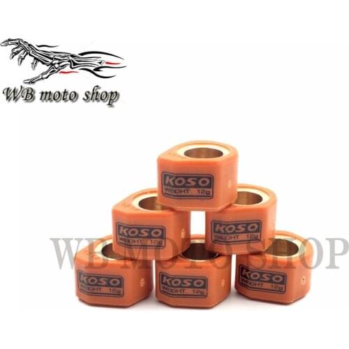 MOFO koso performance racing variator Copper rollers set 18x14mm for Scooter ATV GY6 125 GY6 150 152QMI 157QMJ 10g to 17g