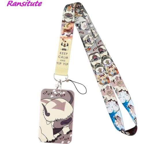 Ransitute R2199 Anime Magic Story Personality Card Holder ID Holder Bus Card Holder Staff Card Lanyard For Keys Phone Hang Rope