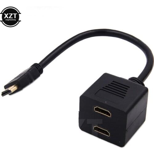 HDMI TO HDMI 2 port input Male to 1 port output Female Switch Y Splitter Cord Cable For HD DVD LCD TV Game Machines hot sale new