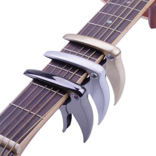 Bird Shaped Universal Metal Capo Tune Clamp Trigger