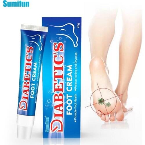 Sumifun 1box Diabetic Cream Herbal Ointment Skin Care Eczema Cream Psoriasis Antibacterial Eczema Urticaria Beriberi Relieve