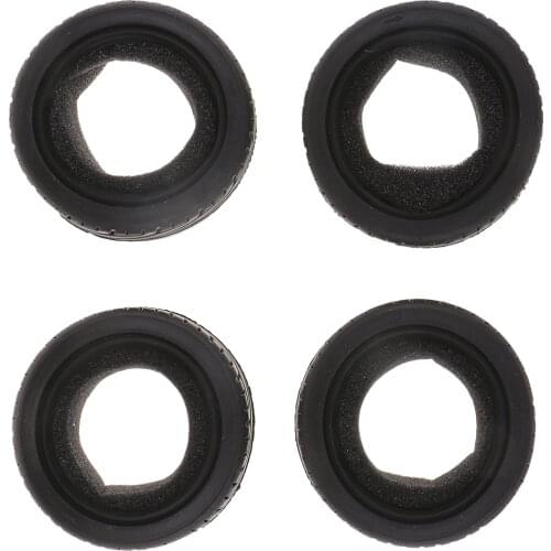 4PCS RC Car Rubber Tire Tyre for 1/10 RC Model HSP 94123 Car Accessories
