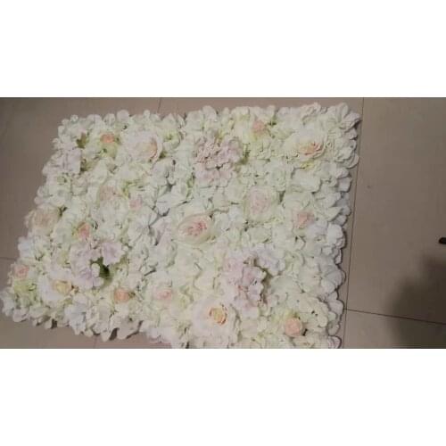 40*60cm Artificial Rose Flower Wall Home Wedding Backdrop Shop Display Pony Flower Panel Hanging Flower Mat Background