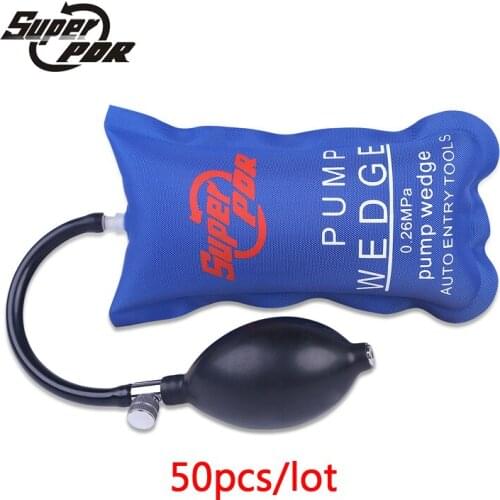 50pcs/set Locksmith Supplies Pump Wedge Locksmith Tools Auto Air Wedge Airbag Lock Pick Set Open Car Door Lock Hand Tools