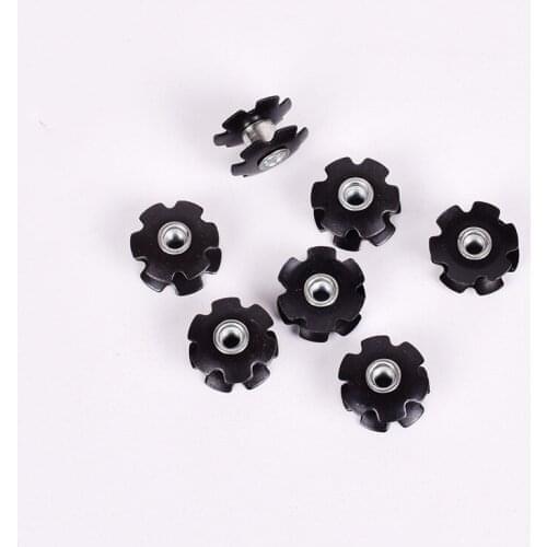 50PCS/Lot Bicycle Front Fork Mount Core MTB Fastening Bolts Star Nuts for 1-1/8" 28.6mm Steerer Threadless Fork M6 screw