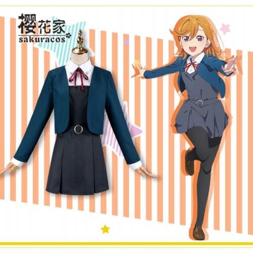 Anime Lovelive!SuperStar!! Liella Shibuya Kanon School Uniform Lolita Dress Cosplay Costume Halloween Women Free Shipping 2020