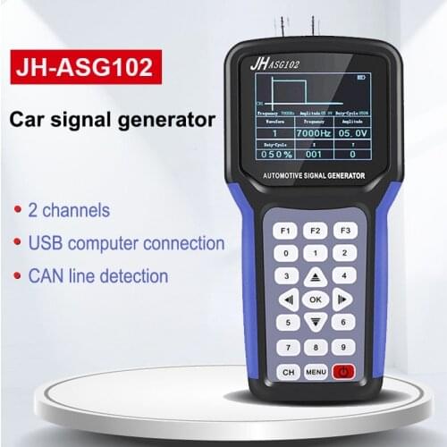 Car analog signal generator voltage frequency signal source 2 channel car diagnostic instrument diagnostic tools Jinhan ASG102