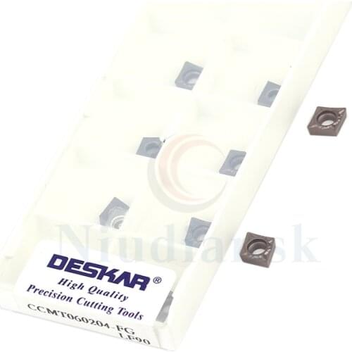 CCMT060204-FG CCMT060204-HQ LF90 Carbide Inserts CCMT060204-MT CCMT060204-TC LF90 Cermet Blade CNC Lathe Tool Steel Turning Tool