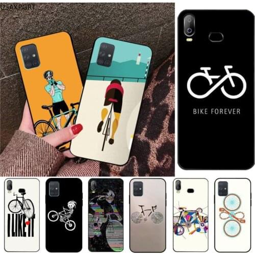 BIKE CYCLING art Phone Case For Samsung Galaxy A21S A01 A11 A31 A81 A10 A20E A30 A40 A50 A70 A80 A71 A51