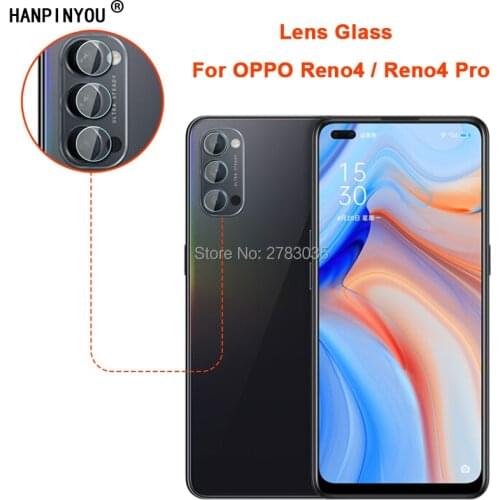 For OPPO Reno 4 / Reno4 Pro 5G Clear Ultra Slim Back Camera Lens Protector Rear Camera Lens Cover Tempered Glass Protection Film