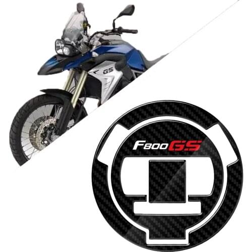 F800gs Tank Cap Cover Pad Carbon-look Sticker Motorcycle Fuel Cap Protector Decals Case For BMW F800GS F800 GS All Year