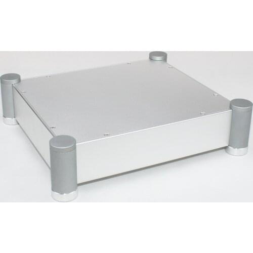 KYYSLB New Rounded Bile Chassis All Aluminum Front Chassis 3607 All Aluminum DIY Amplifier Housing DIY Case