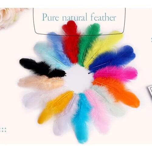 100 pcs/lot 5-10cm Natural Rooster Feathers for craft plume Chicken Feather DIY jewelry craft dress making Decorative Accessori