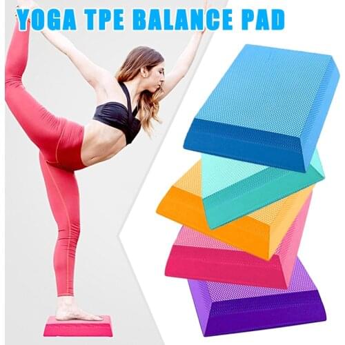 Newly Balance Pad Board TPE Yoga Mat Stability Cushion Exercise Trainer Anti-slip for Training
