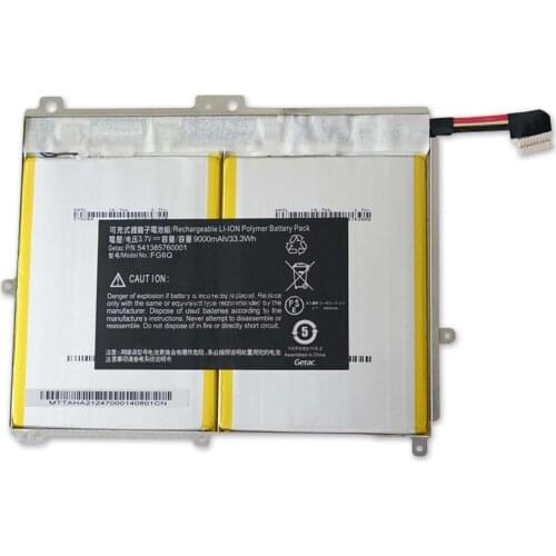 New FG6Q 9000mAh Tablet PC battery For Gigaset Tablet 10" QV1030 For AMAZON QV1030 541385760001 3.7V 33.3WH