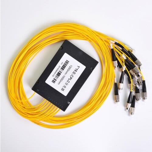 Optical Splitter FC /UPC 1x16 Fiber Optical Splitter Single Mode PLC Optical Splitter FC FTTH 1x16 PLC ABS Optic Splitter Box