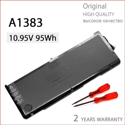 Genuine new A1383 Laptop Battery For Apple MacBook Pro 17" 2011 A1297 020-7149-A10 MC725LL/A MD311LL/A MB604LL/A 10.95V 95WH