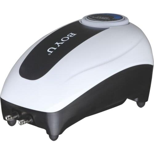 Durable 4.8W Powerful Aquarium Air Pump for Fish Tank Equipped with Tube, Bubble Stove